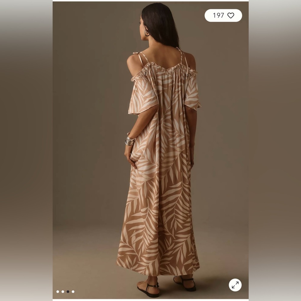 Conditions Apply Printed Tie-Strap Kaftan - One Size - Picture 3 of 9